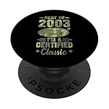 Schallplatte Geburtstag Best Of 2003 I'm A Certified Classic PopSockets Klebender PopGrip