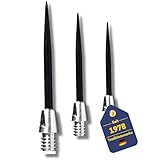 BEST SPORTING 3 Steeldart Spitzen mit 2BA Gewinde I Dart Spitzen Steel für Softdart Pfeile I 37 mm Lange Dartspitzen Steel I stabil & langlebig I Stahlspitzen für Softdart I Dart Zubehör