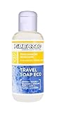 Fibertec Travel Soap Eco, biologisch abbaubare universal Reiseseife zur Körperpflege, als Geschirrspülmittel oder Bekleidungswaschmittel, 250ml