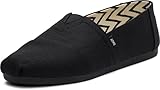 TOMS Alpargata Cotton Canvas Mens Black Espadrilles-UK 11 / EU 45