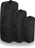 normani US Canvas-Baumwolle Seesack Duffle Bag Classic Sea Farbe Dunkelschwarz Größe 105 x 60 cm