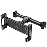 Lamicall Tablet Halterung Auto, Universal Tablet Halterung - KFZ-Kopfstützen Halter für 2022 iPad Pro 9.7, 10.5, 11, 12.9, iPad Air Mini 2 3 4, Samsung Tab, Smartphone und Tablet mit 4.7-13 Zoll