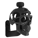 Wandhalterung für Sicherheitshelm, Totenkopf-Wandhalterung, für Sicherheitshelm, dekorativ, elegant, Geschenk für Motorradfahrer