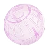 ERINGOGO Hamsterlaufball aus Robustem Abs mit Belüftungslöchern Sicherer Kleiner Fitnessball für Zwerghamster und Meerschweinchen Leicht zu Montierendes Nagetierspielzeug für Aktives