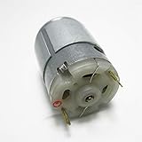 Auart Zyilei- Motor Gleichstrom RS380 mit Getriebe Elektrische Auto-Fernbedienung Spielzeug DC-Antriebsmotor, Kleiner Motor 12V 15000 RPM, Elektroauto-Motorrad, Verschleißfest
