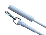 rewagi – Schleuderstab DEKOPLAST weiss – 2 Stück Länge: 50, 75,100 cm (100)