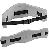 EVEREST FITNESS Schwimmgürtel für Wasser Fitness und Gymnastik - Schwimm Gürtel bis 100 kg für Erwachsene - Verstellbarer Wasser Fitness Gurt