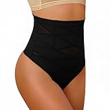 Aullwyr Bauchweg Unterhose Damen - Hoher Taille Shapewear Miederhose Shaping Unterwäsche Body Shaper Slip für Frauen