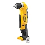 DEWALT Akku-Winkelbohrmaschine (18 Volt, für Bohrarbeiten an sehr verwinkelten Stellen, zwei-Gang-Getriebe, inkl. Zubehör und TSTAK Box II, Lieferung ohne Akku & Ladegerät) DCD740NT-XJ