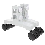 TOPPERFUN 2 Stück Standfüße für Infrarotheizungen Robustem Nylon und Eisen Stabile Basis mit Mittlerer Tragstange Einfache Montage Passend für Verschiedene Marken und Modelle für Zuhause