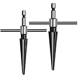 Handreibahle, konisch, 6 Rillen, konische Reibahle, 3–13 mm, 5–16 mm, Musikinstrumentenöffnung, Bohrwerkzeug, 2 Stück