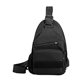 Damen & Herren Brusttasche | Robuster Unisex-Schultergurt - Flexible Messenger Brustbeutel für Damen Herren Radfahren Camping Outdoor Wandern