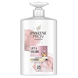 Pantene Pro-V Lift & Volume Haarverdickendes Shampoo mit Biotin, Silikonfrei 1000ml Pumpspender. Pro-V Miracles Shampoo, Angereichert mit Antioxidantien. Sichtbar Volleres Haar