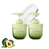 Kollagen Straffungscreme, Straffende Collagen-Creme, Anti-Aging Anti-Falten Collagen Creme, Collagen Body Lotion Straffend, Hautstraffende Körpercreme Lifting für Alle Hauttypen (2pc, 100g)