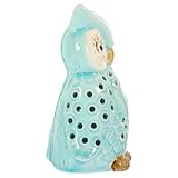 ORFOFE Keramik Eulen kerzenhalter Kreativer Kerzenständer für Hochzeit Desktop Dekoration Künstlerischer Kerzenhalter für Wohn Festtagsdeko