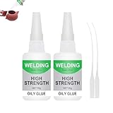 Tenacore 50g Mächtiger Universalkleber, Hochfester Ölbasierter Schweißkleber, Super Kleber, für Metall, Kunststoff, Holz, Gummi, Keramik & mehr (2 Stück)