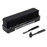 Aramox Rekord -Reinigungsbürstenkit, Samtoberfläche für Sanfte Staubentfernung, Verlängert die Lebensdauer von Platten und Stift, Kompakt für Musikbegeisterte