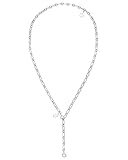 Purelei® Charm Zodiac Kette Damen (Silber) – Halskette Damen aus langlebigem Edelstahl – Wasserfeste Kette – 50 cm Länge verstellbar – Halskette für deinen individuellen Look