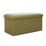 Rechteckige Eingangsbank mit Stauraum, vielseitiger Erwachsenenhocker, Klappbank, Wickeltisch, Hocker, Heimsitz, Eingangsmöbel für einfache Lagerung