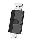 Vansuny USB C Stick 256GB USB 3.0, Dual USB A + C Stick, Type C OTG für iPhone 15/Smartphone/Tablet Mac/Computer
