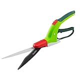 VERTO Rasenschere - Premium Rasenkantenschere - Antihaft-Beschichtung ergonomisches Design Pflanzenschere Rosen-Rebschere – 330-340 mm – 130 mm Klinge
