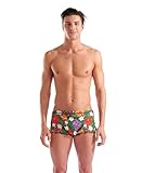 Arena Herren Men's Reversible Drag Suit Swim Short Square Leg Swimsuit Pool Training Aid Schwimm-Slips, Schwarz/Mehrfarbig, 40