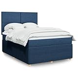 HOMEELIKE Bettgestell ohne Matratze Dunkelbraun 100x200 cm Stoff
