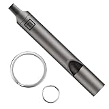 Gosknor Notfallpfeife, Sicherheitspfeife Titan mit 2 Schlüsselanhängerringen Überlebenspfeife für Outdoor Camping Wandern Bootfahren Hundetrainingspfeife Laute Pfeife Schützen Sie Ihre Sicherheit