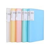 A4 Sichtbuch 40/60 Seiten Transparenter Einlegeordner Dokumentenaufbewahrungstasche for Bank, Campus, Akten, Büro, Arbeitsplatz, Familie(60 pages)