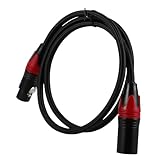 Abaodam Xlr Mikrofonkabel Geschirmtem Reinem Männlich zu Weiblich Kompatibel mit Aufnahmegeräten und Soundkarten für Klare Audioübertragung und Vielseitige Anwendungen