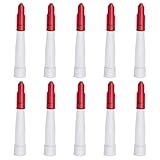 10 Stück Silikon-Dichtstoffdüse mit befestigten Kappen für Abdichtungswerkzeug Standard-Gewindekonstruktion Applikatorspitzen Konstruktion Silikon Fugendüsenkappen