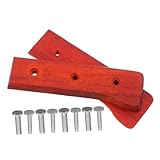 FONDOTIN Ersatzgriff für Küchenmesser aus Robustem Holz Ergonomischer Rutschfester Küchenmessergriff Ergonomische Holzgriffe für Cutter Sicherer Schutz für Haushaltsschneider