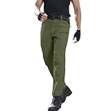 PODOLIXIA Cargohose Herren Lang Outdoor Hosen für Herren Cargo Hosen Utility-Taschen Outdoorhose Arbeitshosen Männer Taktische Hose Elastischer Bund Casual Sporthose für Wander Camping Trekking