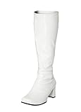 Gizelle Damen Gogo Kniehohe Stiefel, weiß, 39 EU