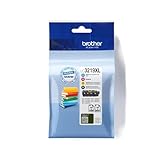 Brother Original Tintenpatronen LC-3219XL im Value Pack (schwarz, cyan, magenta, gelb) (für Brother MFC-J5330DW-MFC-J6935DW) LC3219XLVALDR Standard -Verpackung kann variieren