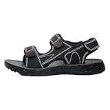 Herren Leder Sandalen Strand Wandersandale Sommer Bequeme Trekkingschuhe Wanderschuhe Outdoor Sportsandalen Beach Geschlossene Sandale Offene Zehe Sommerschuhe Rutschfest Badeschuhe