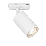 BRILONER - Schienensystem Rail Spotlight, schwenkbar, drehbar, kombinierbar, Zubehör, Tracklight, Spot, GU10, Deckenspot, Strahler, Deckenlampe, Deckenleuchte, 138x38x55 mm (LxBxD), Weiß