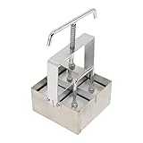 Fockety Manueller Bodenbllocker, 2-Zoll-Bodenblocker Mit Komfortablem Griff, Saatblock-Hersteller Vier Gruben Bhodenblockierwerkzeug für SETZLINGE Gartengeräte, Einfach Zu Verwenden