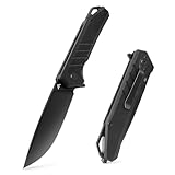 FLISSA Taschenmesser Einhandmesser, Klappmesser mit Glasbrecher, G10 Griff, 200mm Survival-Messer, D2 Messer für Camping Wandern Reisen Auto