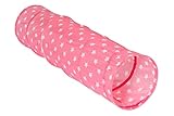 Knorrtoys 55142 Spieltunnel Pink White Stars
