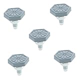 SOLUSTRE 5 Stück Vibrationsisolationspads Für Trommelwaschmaschinensockel Antivibrationsmatte Rutschfeste Möbelpads Antivibrationsunterstützung Trocknerstabilisierungspads