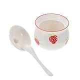 LOORGVEL Keramik Gewürzbehälter Salz Zucker Dose Kompakt Sicher für Küche Zuhause Vielseitig Einsetzbar als