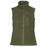 Pinewood Ärmellose Weste Damen - Fleeceweste Damen Grün - Westen Damen aus 100% übergebliebenen Stoffen - Fleece Weste Damen Outdoor für die Jagd und zum Wandern - Damen Weste Fleece Ärmellos