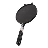 Tofficu Eierbrötchenmaschine Backen Waffeleisen Groß Macher Runden Pfannkuchen Bratpfanne Kochplatte Backform Für Die Küche Kegelpresse Backblech Für Eistüten Kegelpfanne Black Aluminium
