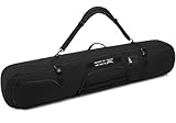 BlesMaller Reise Snowboardtasche gepolster Skisack Taktische Skitasche für 165cm Snowboard Skischuhe Skianzug & Skiausrüstung
