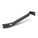 KENDO Nageleisen - Länge: 375 mm - Flach polierte Klauen (Breite: 35 mm) und 3x Nagelschlitze - Brecheisen aus geschmiedeten Karbonstahl - Für Renovierungs- und Abrissarbeiten