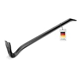 blizz-z Profi-Nageleisen Länge 80 cm Ø 17 mm | 6-Kant Stemm-Eisen mit gebogener Klaue, gehärtete Arbeitsenden