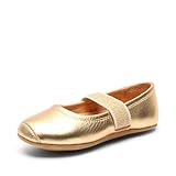 Bisgaard Mädchen Ballet Geschlossene Ballerinas, Gold, 30 EU