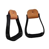 Watreketal Leichter Gepolsterter Western Steigbügelersatz Aus Aluminium. Ergonomisches Reiten Verbessert Die Stabilität des Pferdes