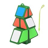Fidget-Würfel, Weihnachtsbaumwürfel, 1 x 2 x 3 Weihnachtsbaum, sehr weiches Spielzeug, kreatives Spielzeug, Dekorationsbaum, Speed, Baum, Puzzle, glatter Schlüsselanhänger